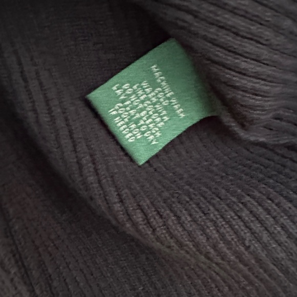 Ralph Lauren Vintage Black Ribbed Turtleneck Sweater EUC - Picture 5 of 5